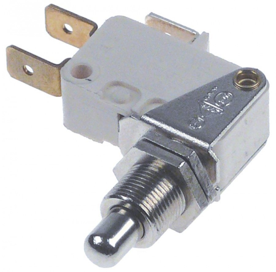 Micro intrerupator cu buton, filet M10x0,75, contact 1CO, 16 A, 250 V - 347216