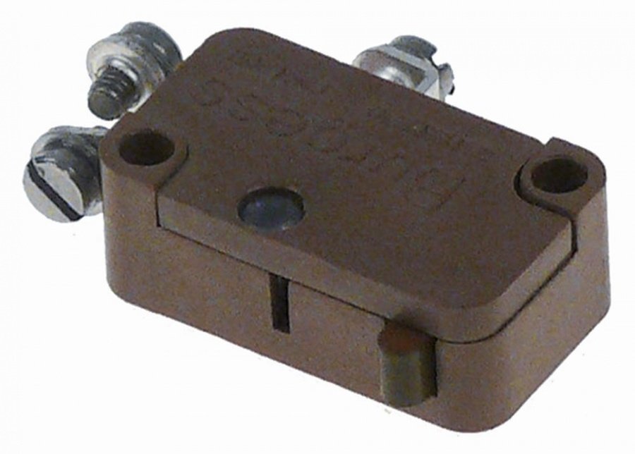 microswitch 250V 10A 1CO connection screw connection L1 28mm L2 35mm