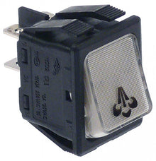 Intrerupator fara retinere - buton 30x22 mm, 2 NO, 250 V, 16 A, simbol abur MARZOCCO L286/1 - 347352