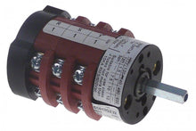 rotary switch 3 0-1-2 6 type CS017GZ32 400V 20A shaft ø 5x5mm shaft length 23mm shaft square