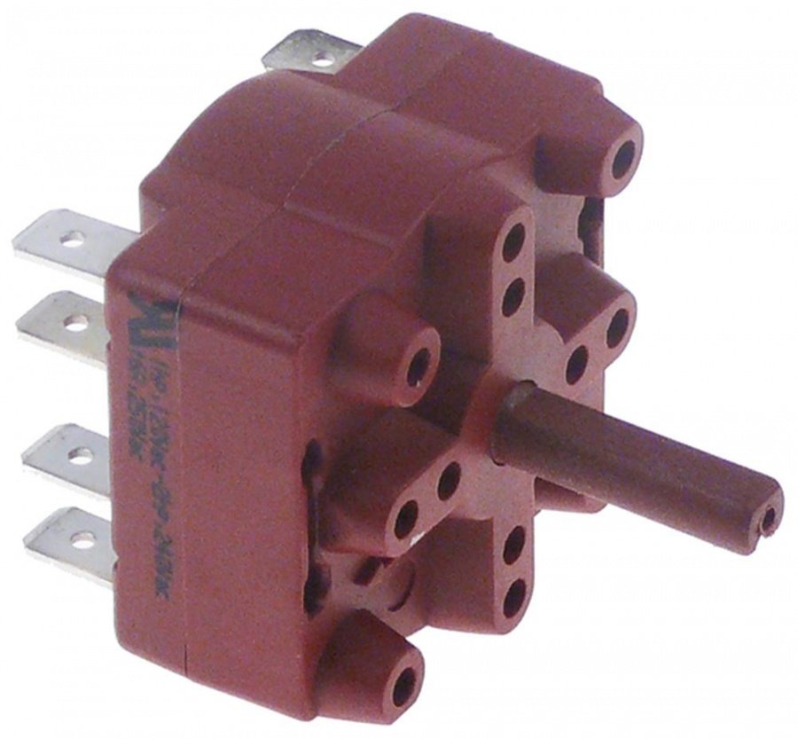Comutator rotativ GOTTAK, 16 A, 400 V, ø 6x4,6 mm - 347378