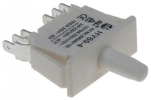 microswitch with plunger 250V 12A 2CO connection male faston 6,3mm L 28x10mm