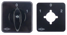 knob with bezel 0-1 black L 52mm W 52mm