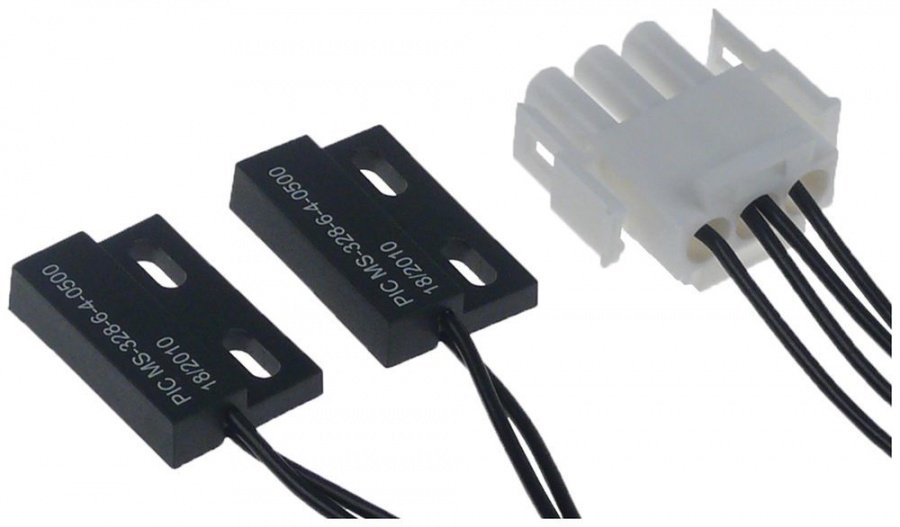 magnetic switch double L 29mm W 19mm NO 250V nominal power 1,5A 50W