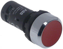Intrerupator momentan - fara retinere, ø 22 mm, 1NC/1NO, 250 V, 5 A , rosu - 347426