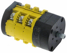 Intrerupator rotativ - selector, CX25, cu 3 pozitii 0-1-2, cu 6 contacte 25 A, ax patrat 6x6 mm - 347427