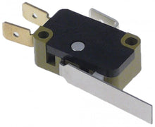 microswitch with lever 250V 16A 1CO connection male faston 6,3mm L 40mm