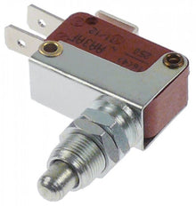 Micro intrerupator cu buton, filet M10x0,75 mm, contact 1CO, 16 A, 250 V - 347482