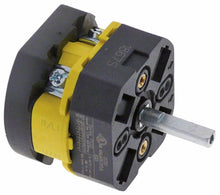 Intrerupator rotativ cu 2 pozitii O-1, cu 2 contacte 20 A, ax ø 6x4,6 mm - 347503