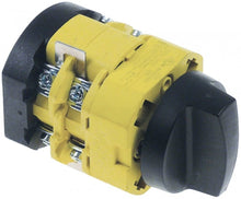 rotary switch 3 operating positions 0-1-2 2 -poles 25 A shaft 6x4,6mm shaft length 28 mm - 347516