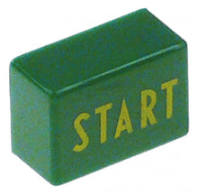 push button size 11x15,5mm green START