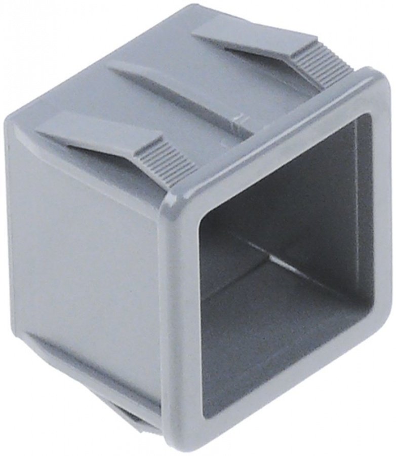 element holder single 28,5x28,5mm grey for push buttons 23x23mm
