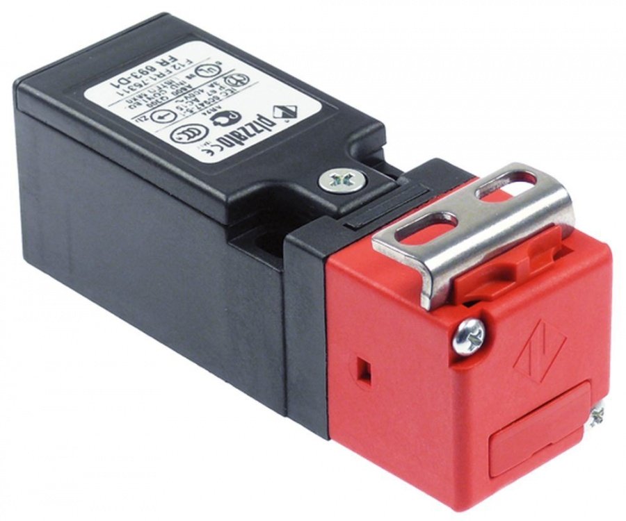 Intrerupator de pozitie 1NO/1NC, 3A, 400V, cap nedemontabil, L 93 mm, lxh 31 x 31 mm, Pizzato FR 693-D1 - 347664
