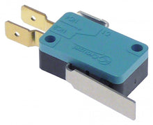 microswitch with lever 250V 16A 1CO connection male faston 6,3mm L 33mm