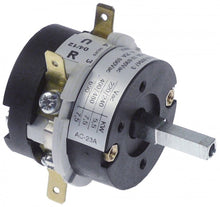 rotary switch 2 operating positions 0-1 25A 2-pole shaft 5x5mm shaft length 22mm connection F6,3 - 347689