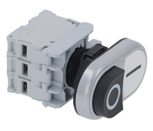 Intrerupator O-I complet, fara retinere, contacte 1NO/1NC + lumina indicatoare, montare ø22mm - 347696