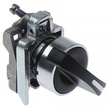 rotary selector ø 22mm black metal