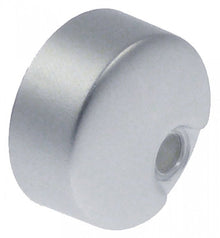 push button ø 21mm silver with lens