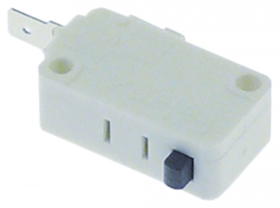 microswitch with plunger 250V 15A 1NO connection male faston 4,8mm L 20mm L2 22mm