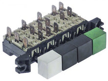 switch combination 4-fold white/grey/grey/green 250V 16A connection male faston 6,3mm