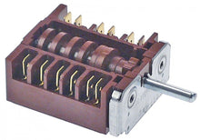 operation switch 3 operating positions 6NO switching sequence 1-0-2 16A shaft ø 6mm