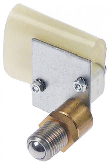microswitch with plunger M12 thread length 14mm 250V 12A 1CO connection male faston 6,3mm