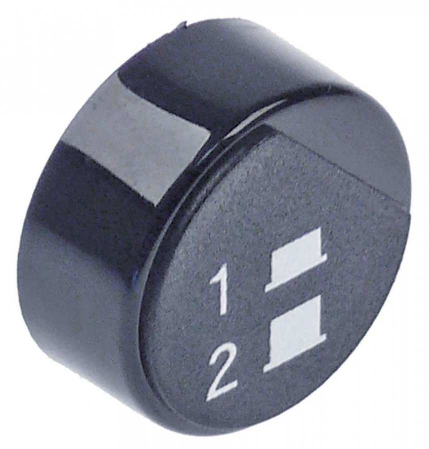 Buton intrerupator negru ø 23 mm - 347872