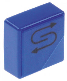 push button size 23x23mm blue regeneration
