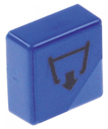 push button size 23x23mm blue drain pump