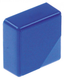 push button size 23x23 mm, blue