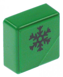 push button size 23x23mm green cold rinsing