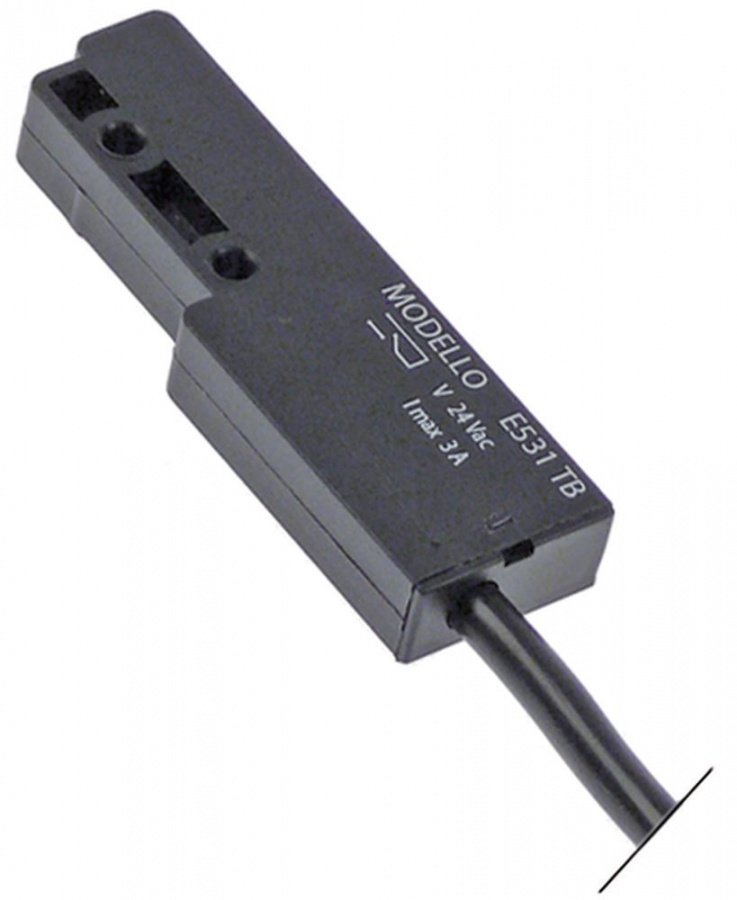 magnetic switch L 65mm W 20mm 1NO 24V 3A P max. 72W connection cable cable length 2000mm