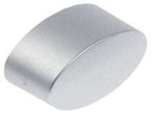 Buton intrerupator oval 11x21 mm, argintiu - 347922