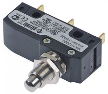 Microintrerupator cu buton, 250 V,  5 A, 1 CO, filet M10 - 347945