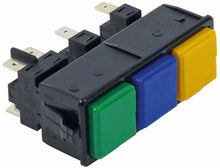 Ansablu intrerupator Mach 500083100, contacte 2NO/1NO, 250 V, 16 A, montare 28,5x77,5 mm, galben verde - 347957