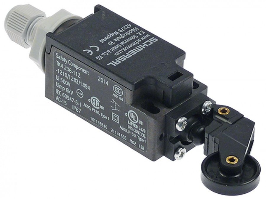 position switch with roller 1NO/1CO L 65mm W 30mm H 30mm