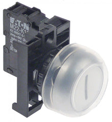 momentary push switch white ø 22,5mm 1NO on momentary