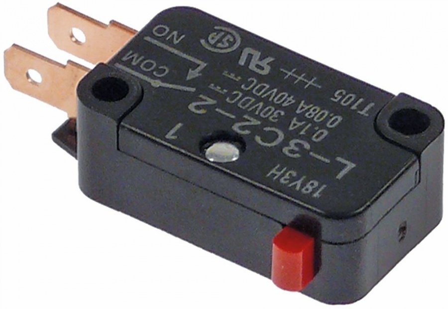 magnetic switch with plunger 30/40VDC 0,1/0,08A 1NO connection male faston 4.8mm