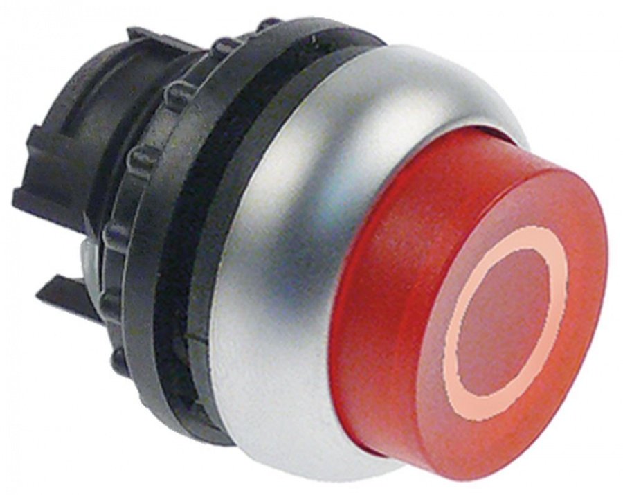 buton ø22mm roșu incl. plăcuȚĂ de butoane cu revenire off