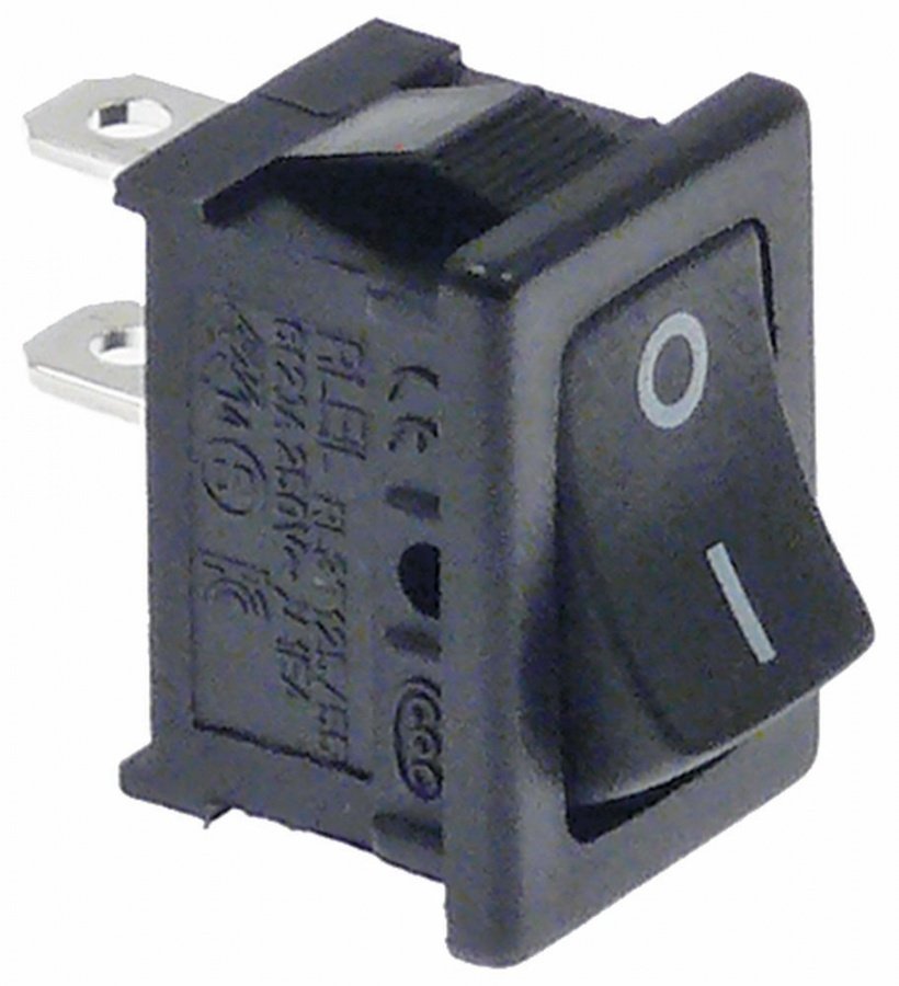 întrerupător de presiune dimensiuni de montaj 19x13mm negru 1NO 250V 10A