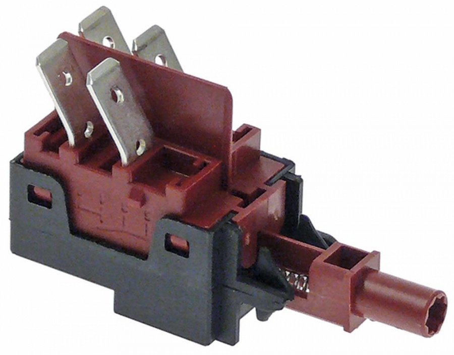 intrerupator comutatie 2NO 250V 16A racord fișă plată masculină 6,3mm tip