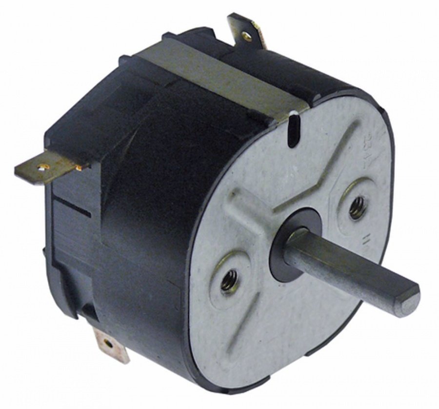 Timer 4 minute, contacte 2 NO, 16 A, ax ø 6x4,6 mm, temporizator masina de cartofi - 350020