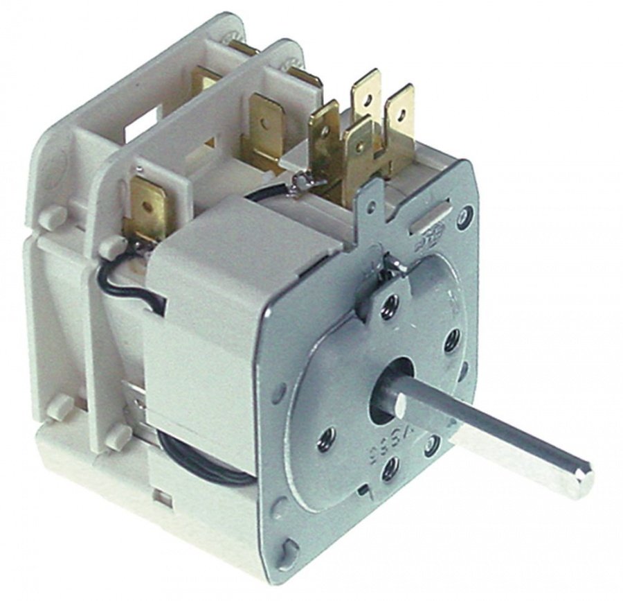 Timer MS65, 60 minute, contacte 2CO/1NO, 16 A, 250 V, ax ø 6x4.6 mm - 350108