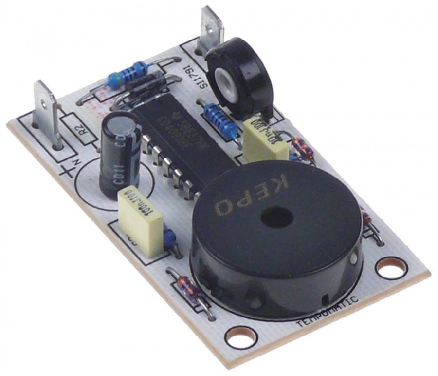 buzzer board 24V connection male faston 4,8mm