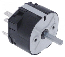 Timer mecanic 120 min. contacte 2CO, 16 A, 250 V, ax semiluna 6 x 4,6 mm - 350186