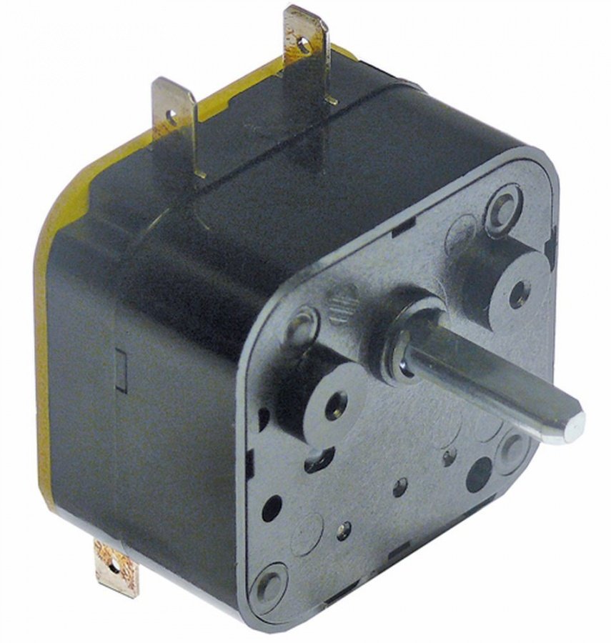 timer 601 2-pole operation time 4min impulse mechanical 2CO at 250V 16A shaft ø 6x4,6mm