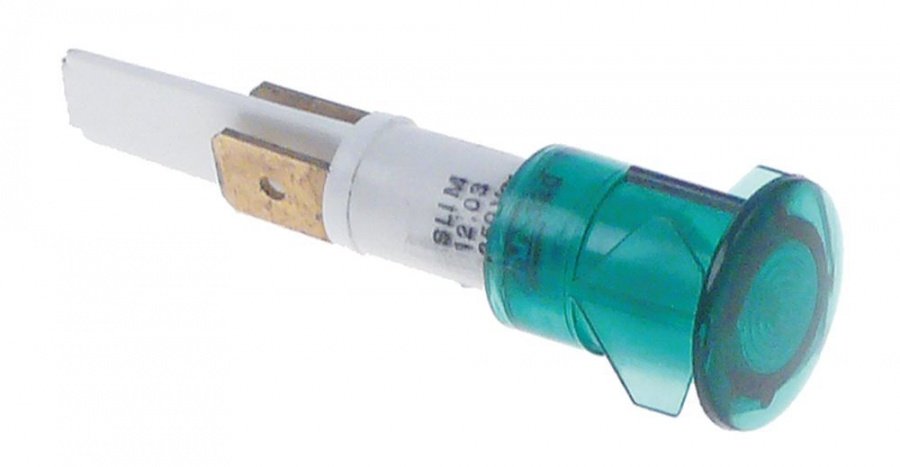 indicator light ø 13mm 250V green connection pluggable