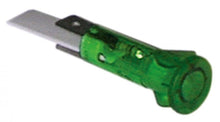 indicator light ø 10mm green 400V connection male faston 6,3mm Qty 5 pcs