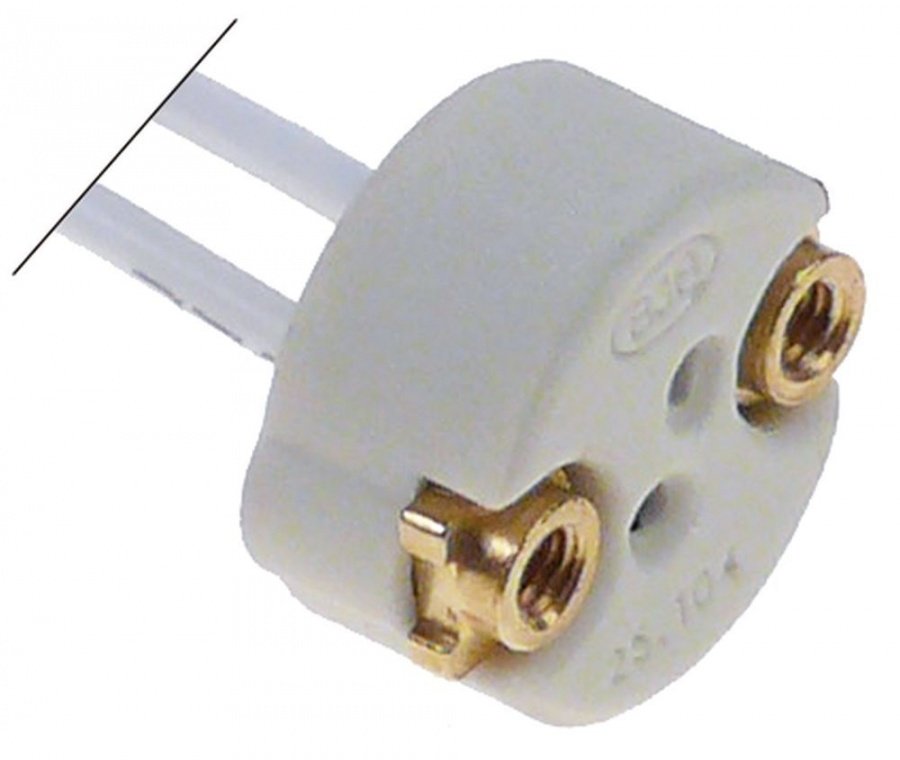 lamp socket G4 ø 17mm H 9mm mounting distance 12mm with 2 hole fixing cord length 450mm