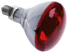 Lampa E27 cu infrarosii, pentru incalzire, 150 W, 240 V, ø 125 mm, L 173 mm, tip BR125, culoare rosie - 357094